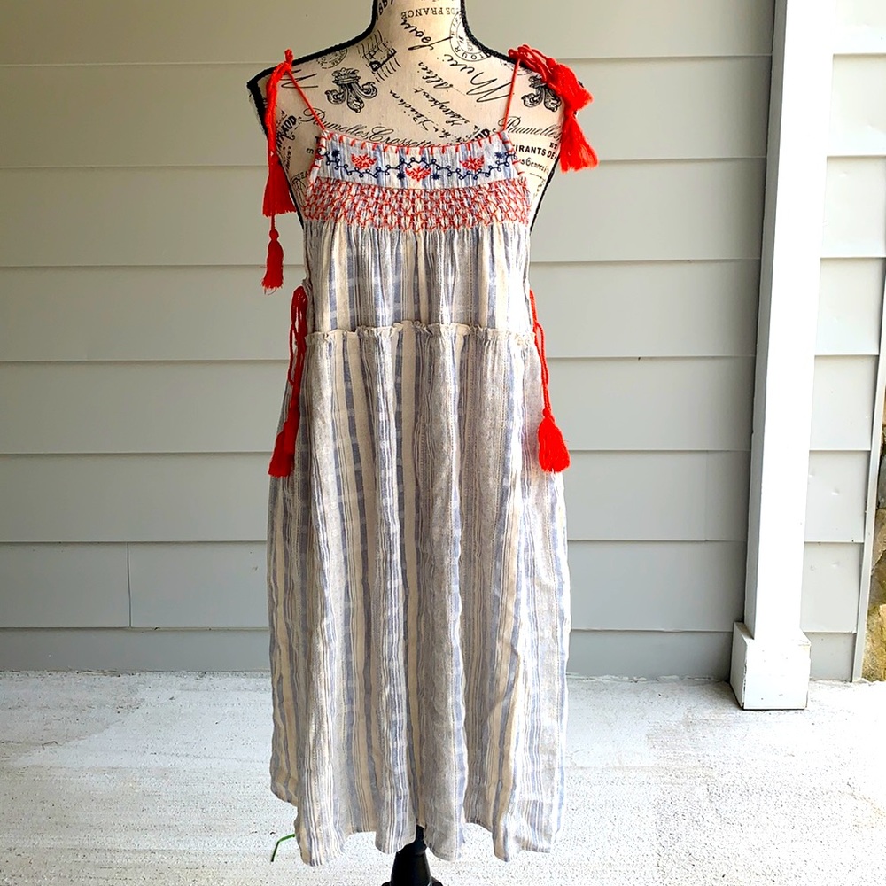 THML  clothing embroidered dress